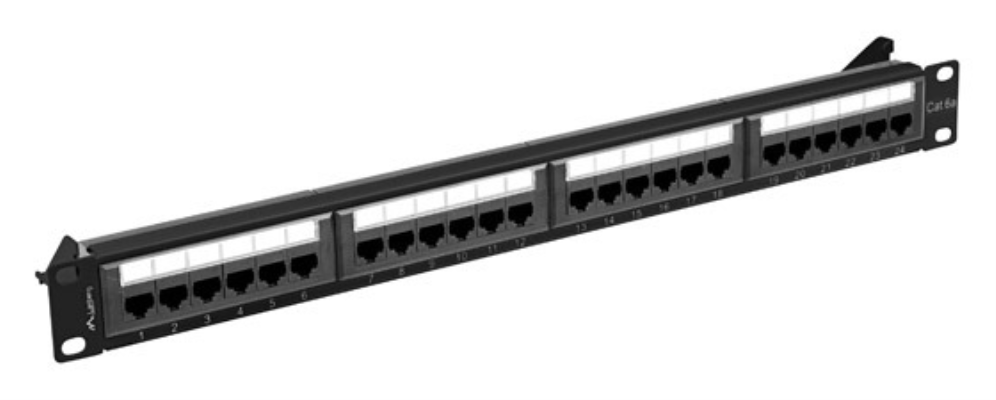 Lanberg PPUA-1024-B panel de parcheo 1U