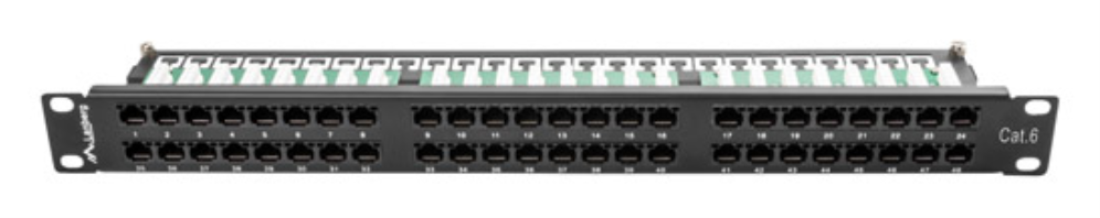 Lanberg PPU6-1048-B panel de parcheo 1U