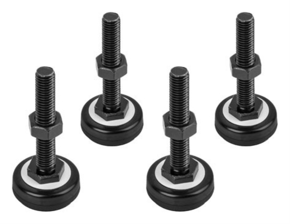 Lanberg AK-1602-B accesorio de bastidor Pie de nivelación para rack