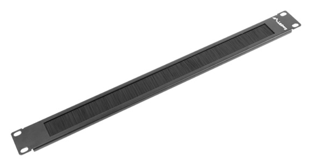 Lanberg AK-1101-B accesorio de bastidor Panel pasacables con cepillo