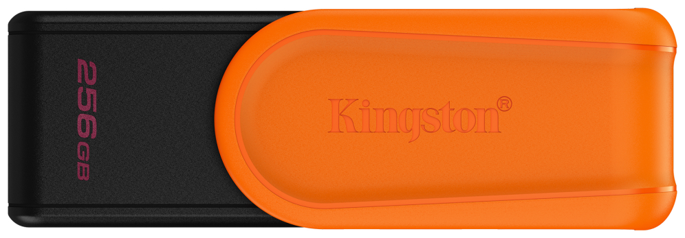Kingston Technology DataTraveler 256GB Portable USB 3.2 Gen 1 Exodia S (Black/Orange)
