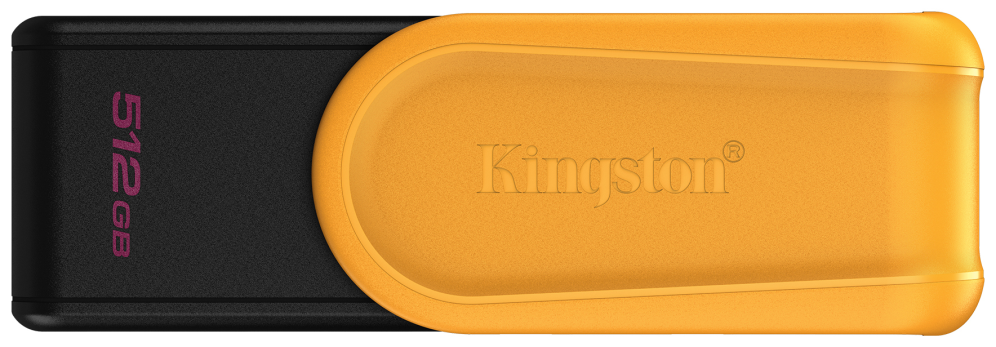 Kingston Technology DataTraveler 512GB Portable USB 3.2 Gen 1 Exodia S (Black/Yellow)