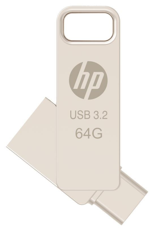 PNY HP x206C unidad flash USB 64 GB USB Type-A / USB Type-C 3.2 Gen 1 (3.1 Gen 1) Plata