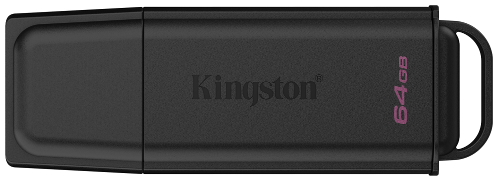 Kingston Technology DataTraveler 64GB Portátil USB 3.2 Gen 1 Exodia Negro