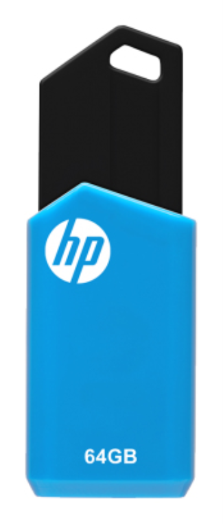 HP v150w unidad flash USB 64 GB USB tipo A 2.0 Negro, Azul