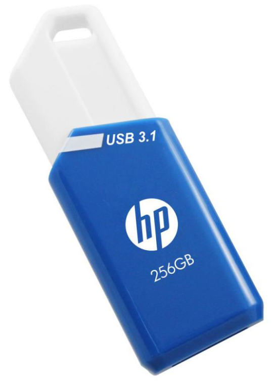HP x755w unidad flash USB 256 GB USB tipo A 3.2 Gen 1 (3.1 Gen 1) Azul, Blanco