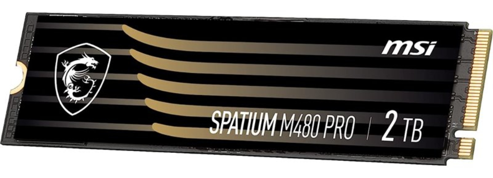 MSI Spatium M480 PRO PCIE 4.0 NVME M.2 2TB unidad de estado sólido PCI Express 4.0 3D NAND