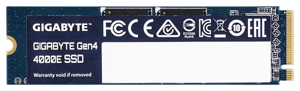 GIGABYTE Gen4 4000E 500 GB M.2 PCI Express 4.0 NVMe 3D NAND