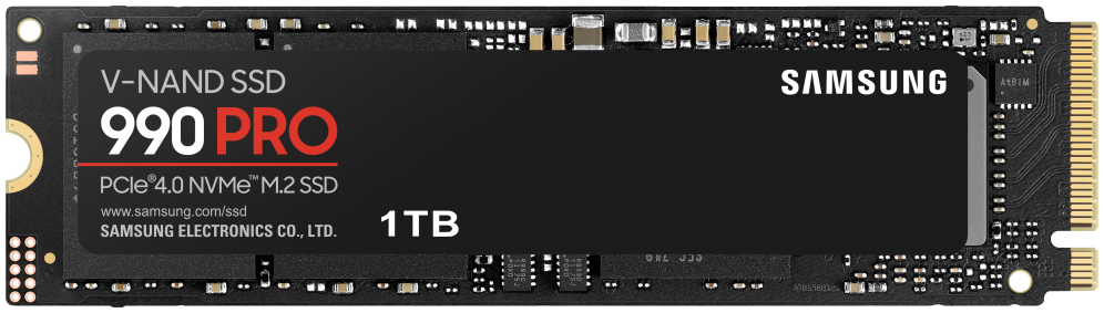 Samsung 990 PRO 1 TB M.2 PCI Express 4.0 NVMe V-NAND MLC