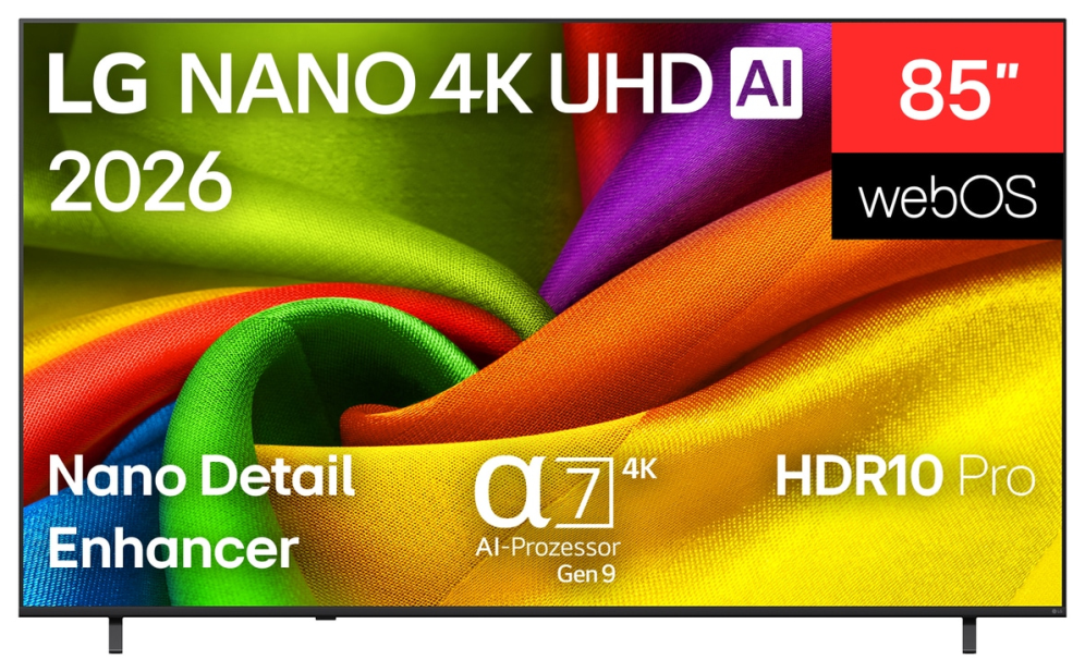 LG NANO 4K UHD AI 85NU8E0B3LA 2,16 m (85") 4K Ultra HD Smart TV Wifi Negro