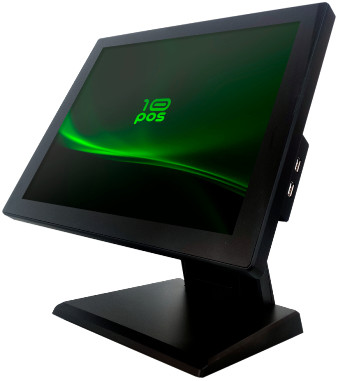 10POS 1OT-1515H 2,5 GHz 38,1 cm (15") 1024 x 768 Pixeles Pantalla táctil Negro