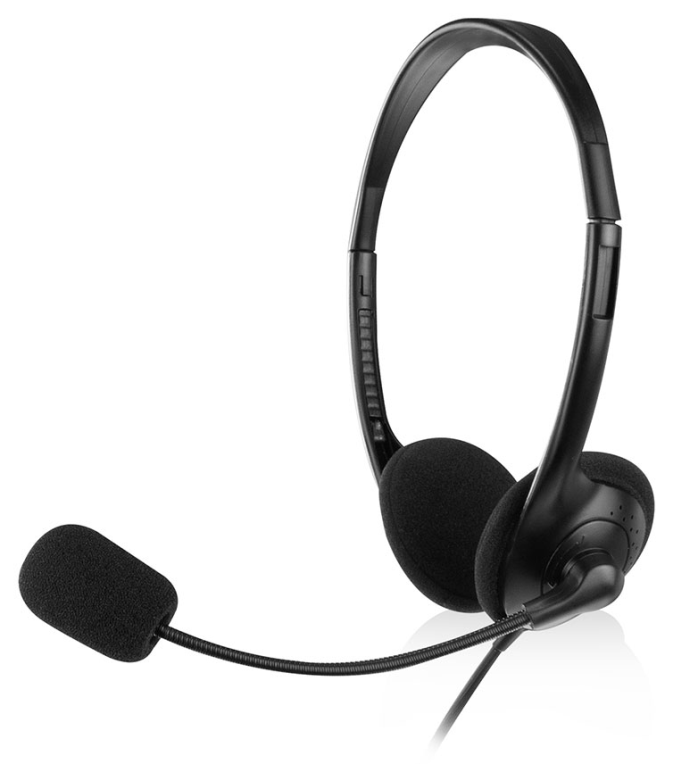 Ewent EW3567 auricular y casco Auriculares Alámbrico Diadema Llamadas/Música Negro