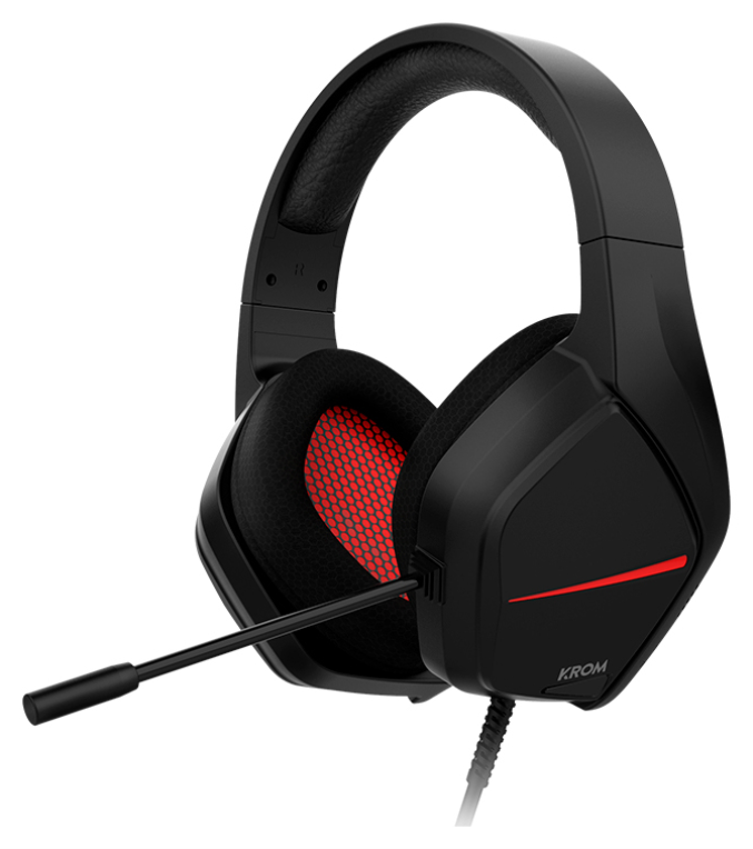 Krom Kopa Move Auriculares Alámbrico Diadema Juego Negro