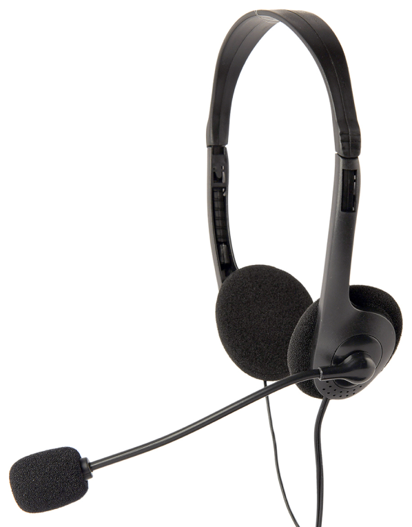 Gembird MHS-123 auricular y casco Auriculares Alámbrico Diadema Llamadas/Música Negro