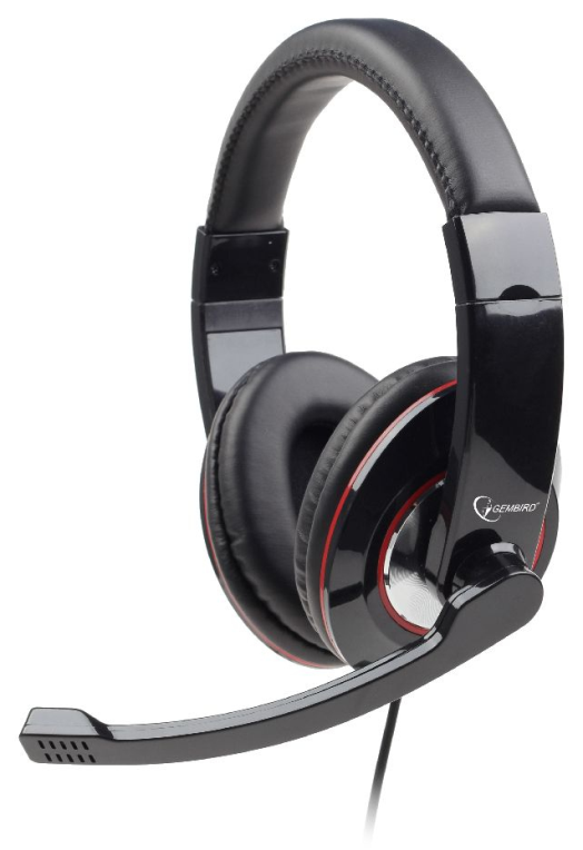 Gembird MHS-001 auricular y casco Auriculares Alámbrico Diadema Música Negro