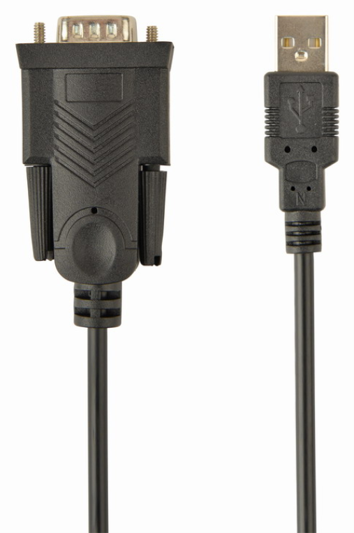 Gembird UAS-DB9M-02 cable de serie Negro 1,5 m USB tipo A DB-9