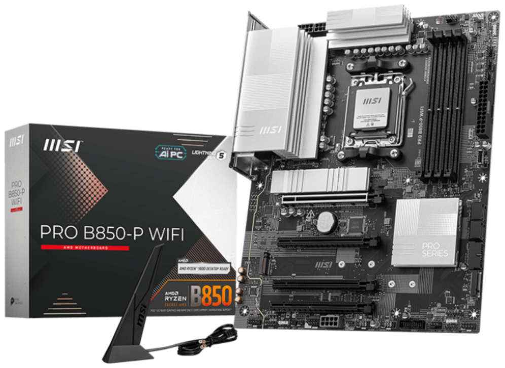 MSI PRO B850-P WIFI placa base AMD B850 Zócalo AM5 ATX