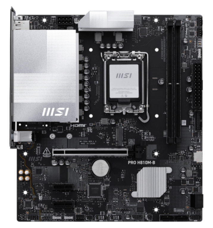 MSI PRO H810M-B placa base Intel H810 LGA 1851 (Socket V1) micro ATX