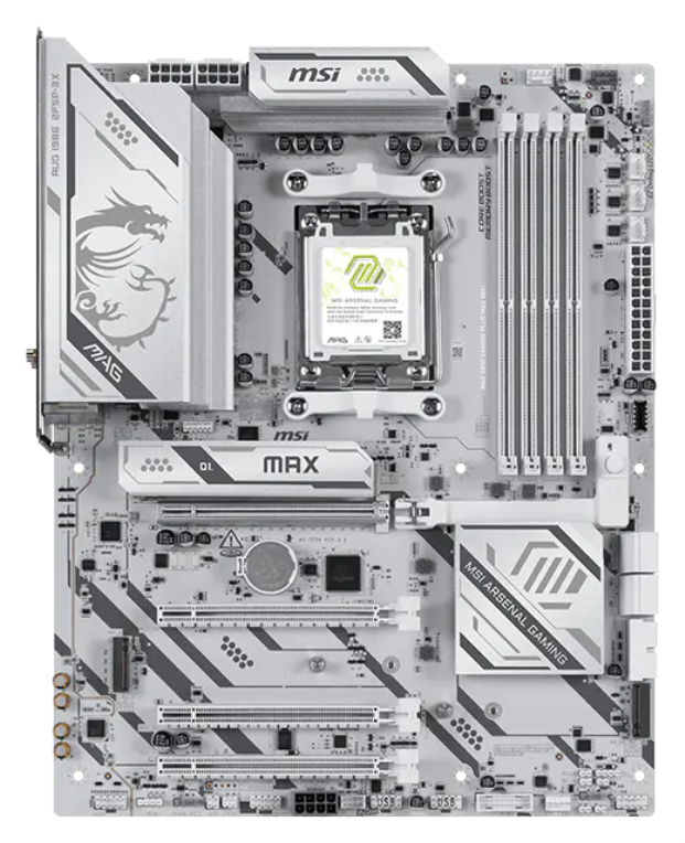 MSI MAG B850 GAMING PLUS MAX WIFI placa base AMD B850 Zócalo AM5 ATX