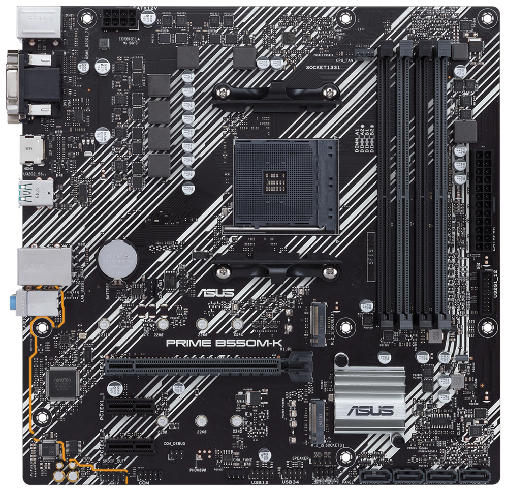 ASUS PRIME B550M-K AMD B550 Zócalo AM4 micro ATX