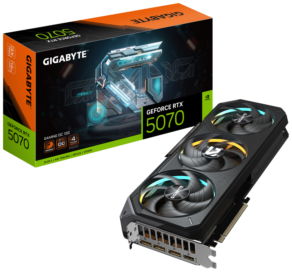 GIGABYTE GeForce RTX 5070 GAMING OC 12G Tarjeta Gráfica