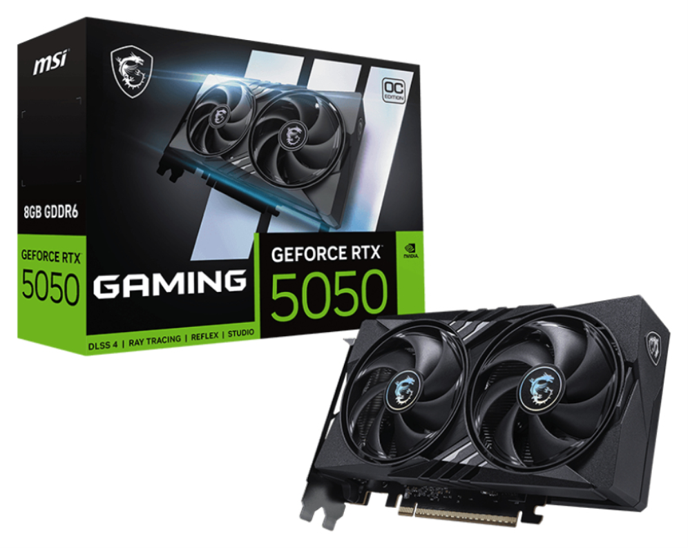 MSI GeForce RTX 5050 8G GAMING OC NVIDIA 8 GB GDDR6