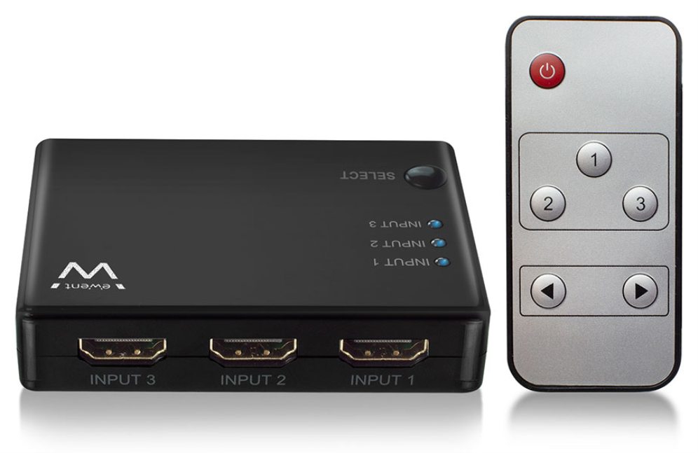 Ewent EW3730 interruptor de video HDMI