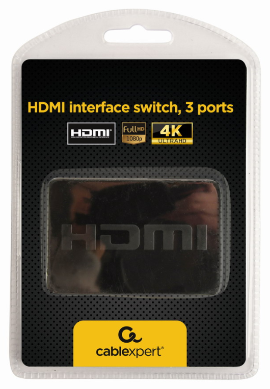 Gembird DSW-HDMI-34 interruptor de video