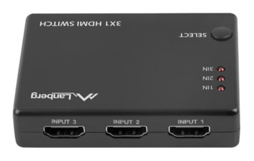 Lanberg SWV-HDMI-0003 interruptor de video