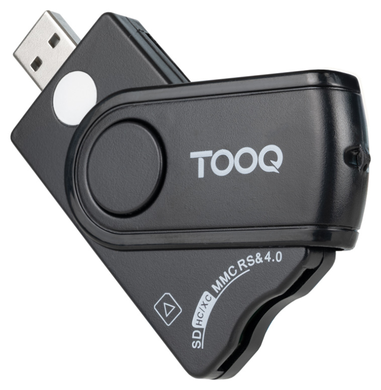 TooQ TQR-3012B lector de tarjeta inteligente USB 2.0