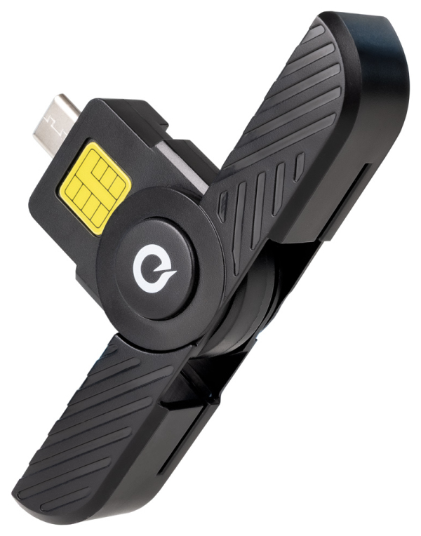 TooQ TQR-3011B lector de tarjeta inteligente USB Tipo C