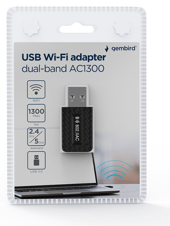 Gembird AC1300 WLAN 867 Mbit/s