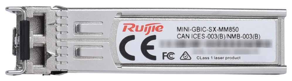 Ruijie Networks RG-MINI-GBIC-SXMM850 red modulo transceptor Fibra óptica 1000 Mbit/s SFP 850 nm