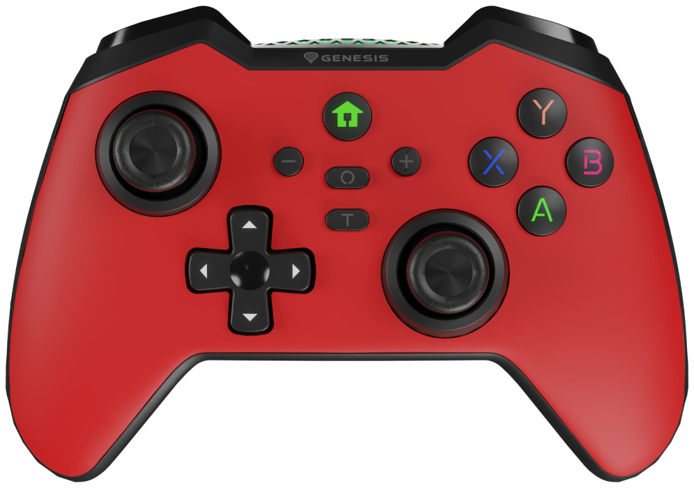 GENESIS Mangan 400 Rojo Bluetooth Gamepad Analógico/Digital Android, MAC, Nintendo Switch, PC, iOS