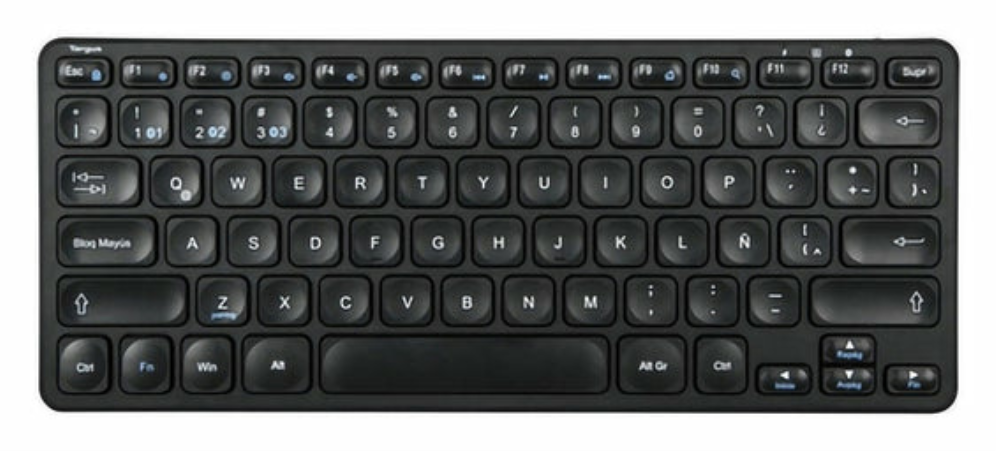 Targus AKB862ES teclado Universal Bluetooth QWERTY Español Negro
