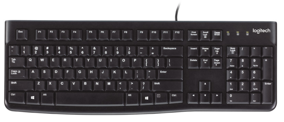 Logitech K120 for Business teclado Universal USB QWERTY Español Negro
