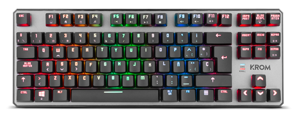 Krom Kernel TKL teclado Juego USB Negro