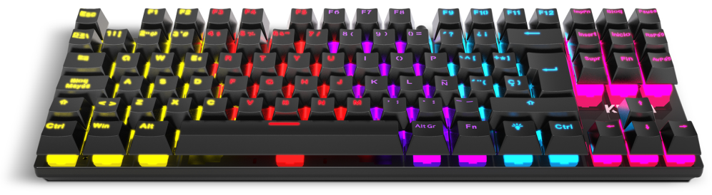 Krom Kasic TKL teclado Juego USB Negro
