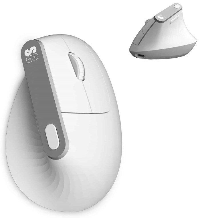 SUBBLIM SUBMO-EDNVW02 ratón Universal mano derecha Bluetooth + USB Type-C Óptico 4000 DPI
