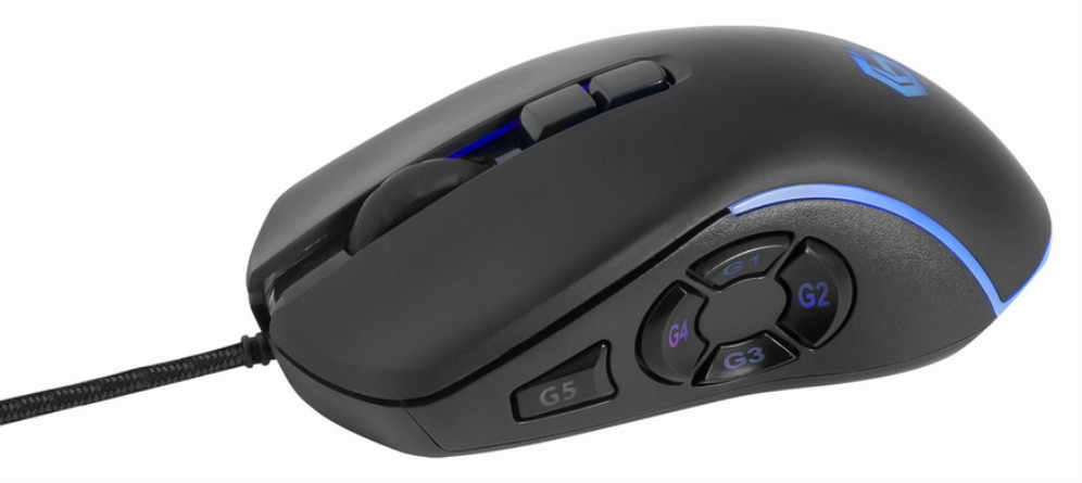 Gembird MUSG-RAGNAR-RX500 ratón Juego mano derecha USB tipo A 12000 DPI
