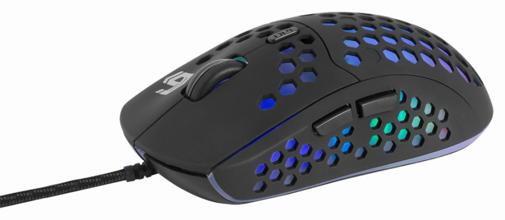 Gembird MUSG-RAGNAR-RX400 ratón Juego Ambidextro USB tipo A 10000 DPI