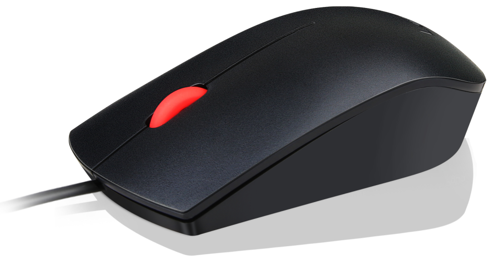 Lenovo 4Y50R20863 ratón Oficina Ambidextro USB tipo A Óptico 1600 DPI
