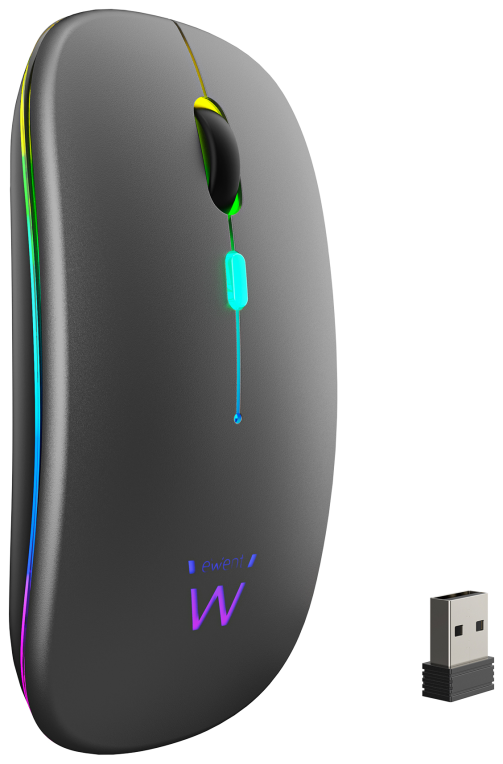 Ewent EW3242 ratón Universal Ambidextro RF Wireless + Bluetooth Óptico 1600 DPI