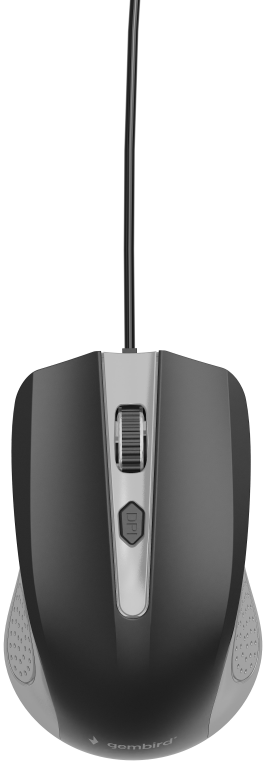 Gembird MUS-4B-01 ratón Oficina Ambidextro USB tipo A Óptico 1200 DPI