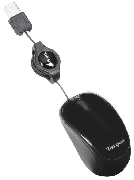 Targus AMU75EU ratón Viajes Ambidextro USB tipo A 1000 DPI