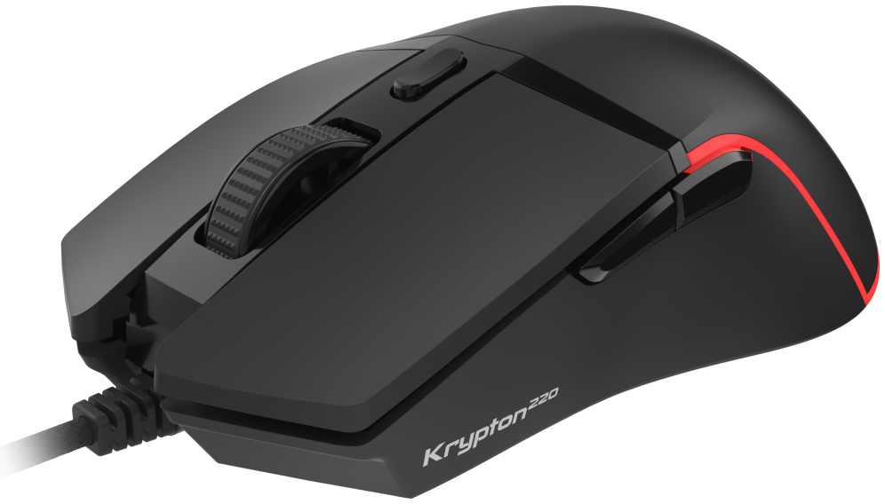 GENESIS Krypton 220 ratón Juego mano derecha USB tipo A Óptico 6400 DPI