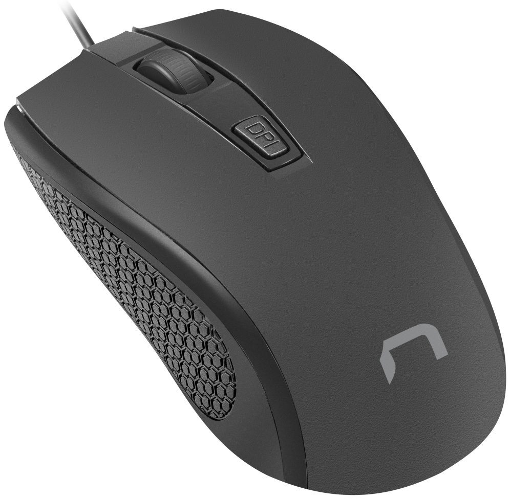NATEC Hoopoe 2 ratón Oficina Ambidextro USB tipo A Óptico 1600 DPI