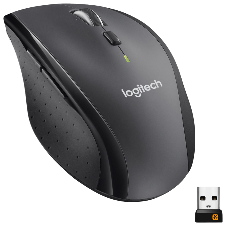 Logitech Marathon M705 ratón Oficina mano derecha RF inalámbrico Óptico 1000 DPI