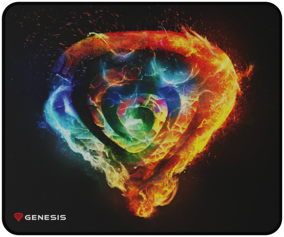 GENESIS Carbon 500 M Fire G2 Alfombrilla de ratón para juegos Multicolor