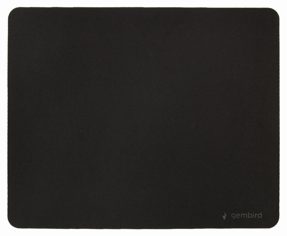 Gembird MP-S-BK-M alfombrilla para ratón Negro
